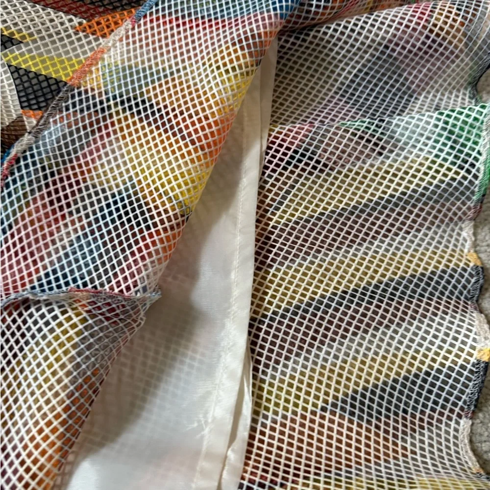 Colorful Geometric Women's Skirt - Picture 6 of 7